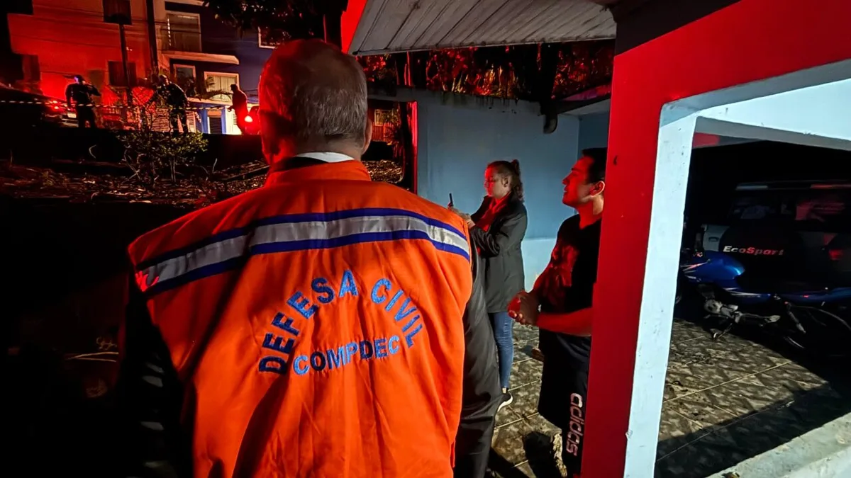 Toledo mobiliza equipes após temporal com granizo e vento