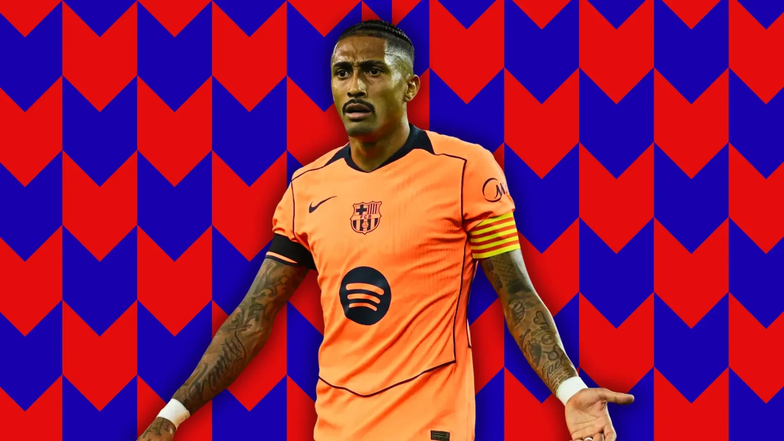 Barcelona prepara retorno cauteloso para Raphinha após lesão muscular