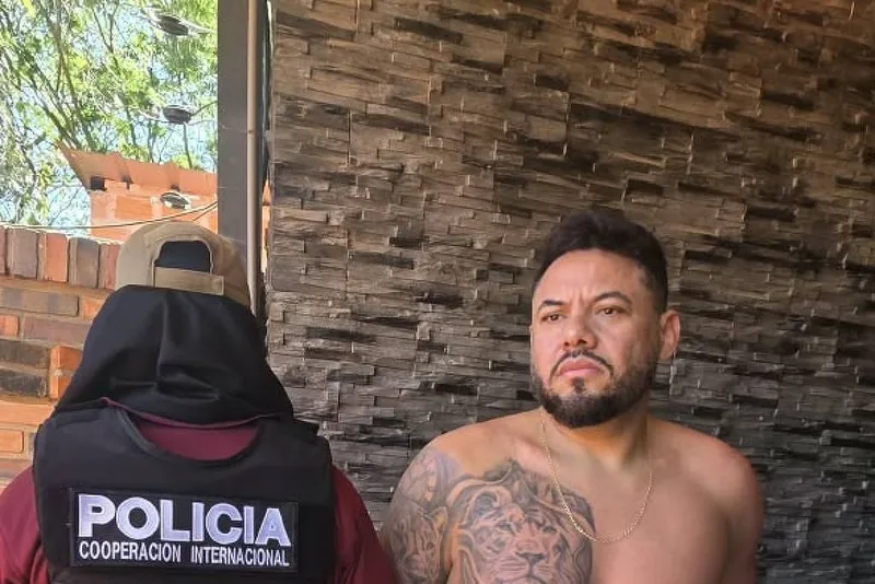 Polícias prendem no Paraguai suspeito de liderar finanças do Comando Vermelho em MT