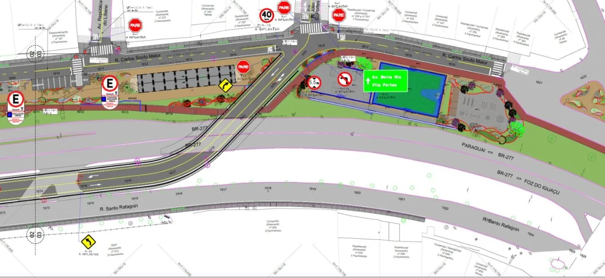 Obra sob a BR-277 terá propostas abertas em outubro em Foz do Iguaçu