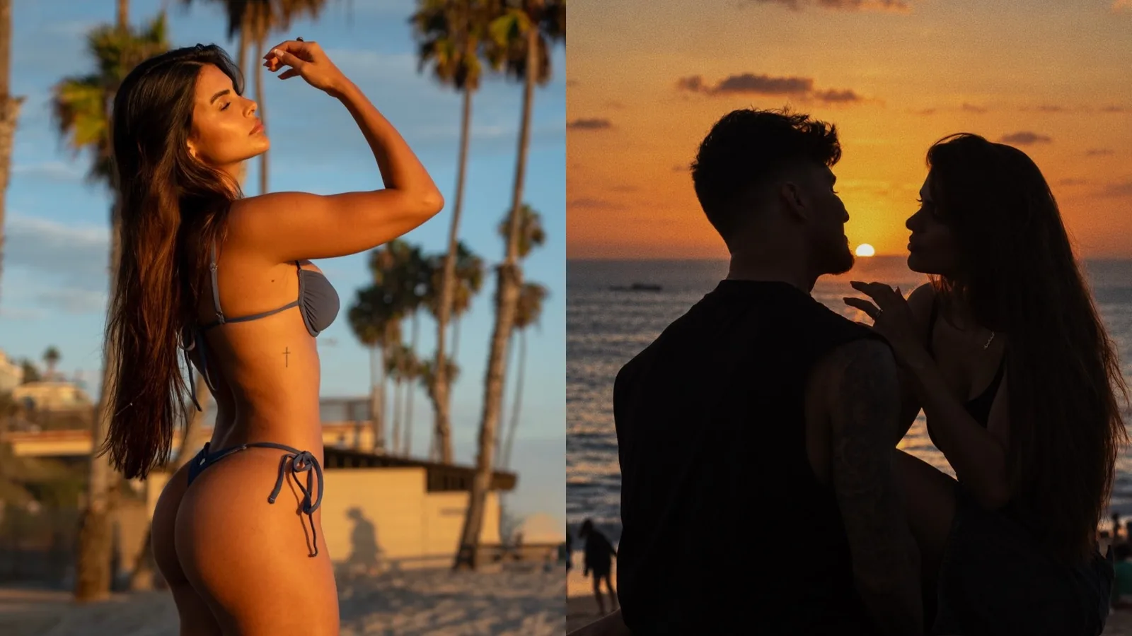 Isabella Arantes compartilha registros de viagens e romance com Gabriel Medina