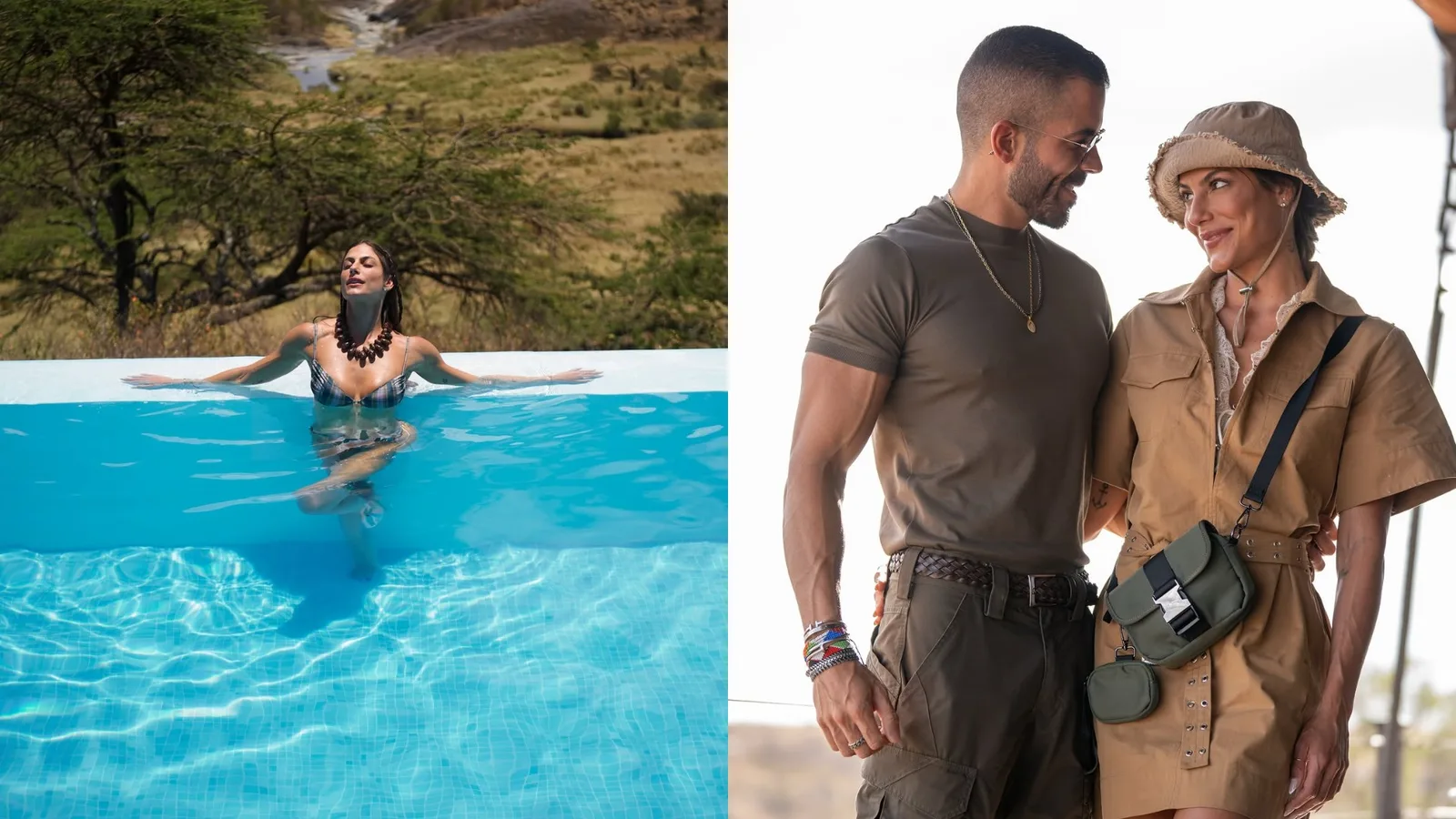 Mari Gonzalez compartilha viagem romântica pelo Quênia com Pipo Marques