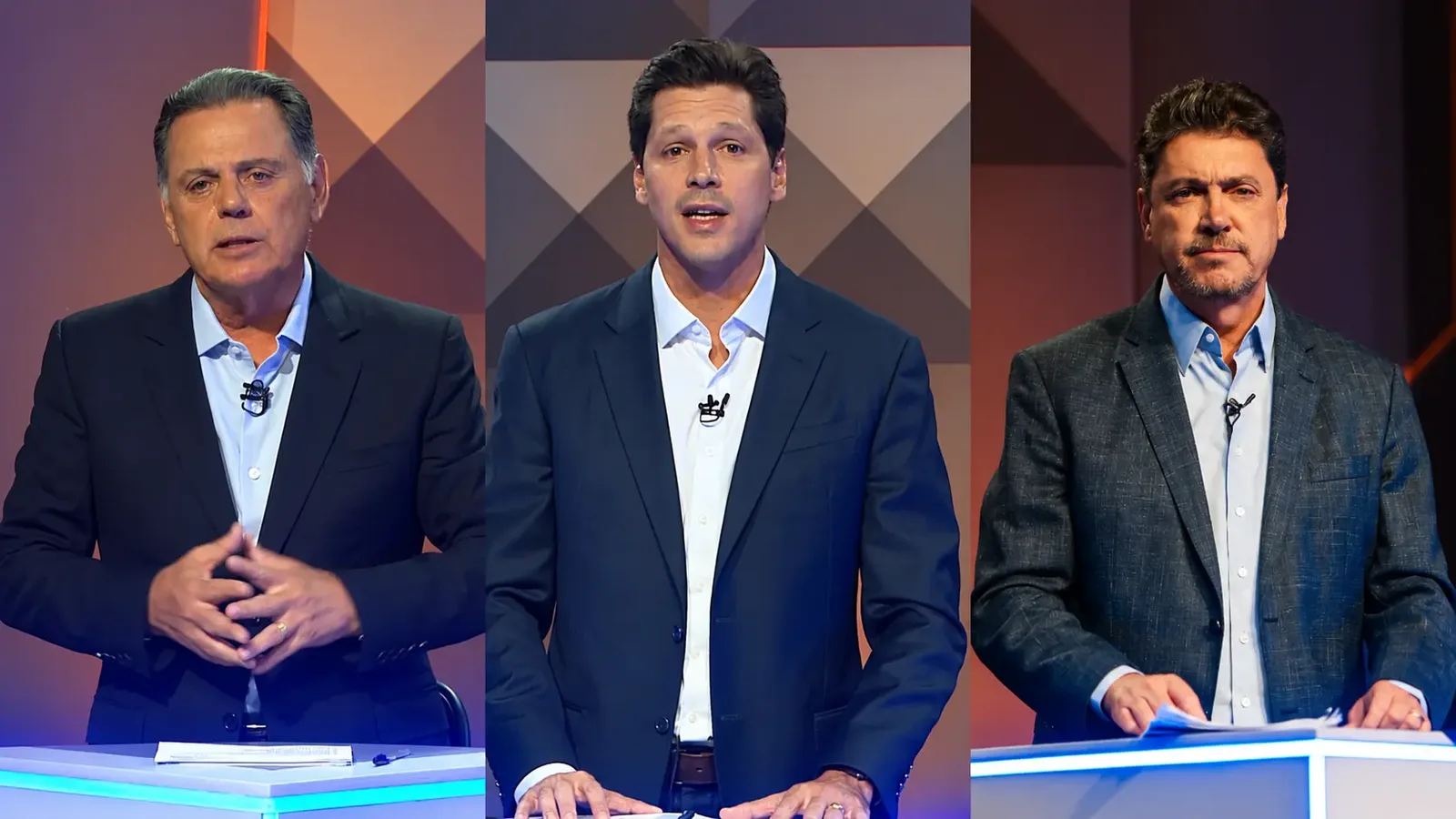 Marconi e Wilder evitam confronto com Daniel em debate em Goiás