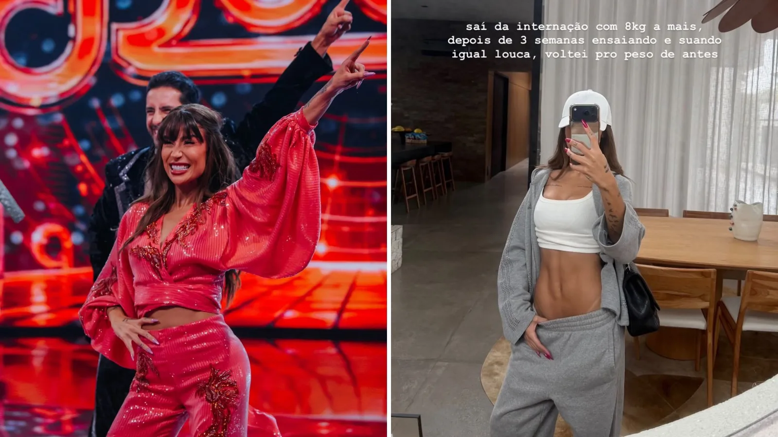 Bianca Andrade retoma peso após três semanas de ensaios no Dança dos Famosos