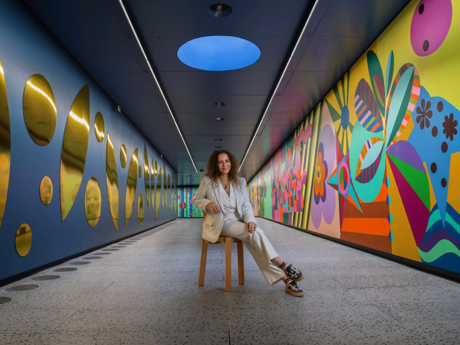 Masp abre túnel entre prédios com obra inédita de Beatriz Milhazes