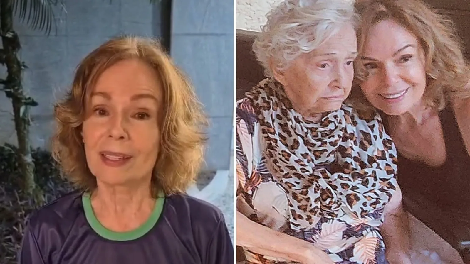 Silvia Salgado relata cuidados com a mãe, que tem Alzheimer há 13 anos