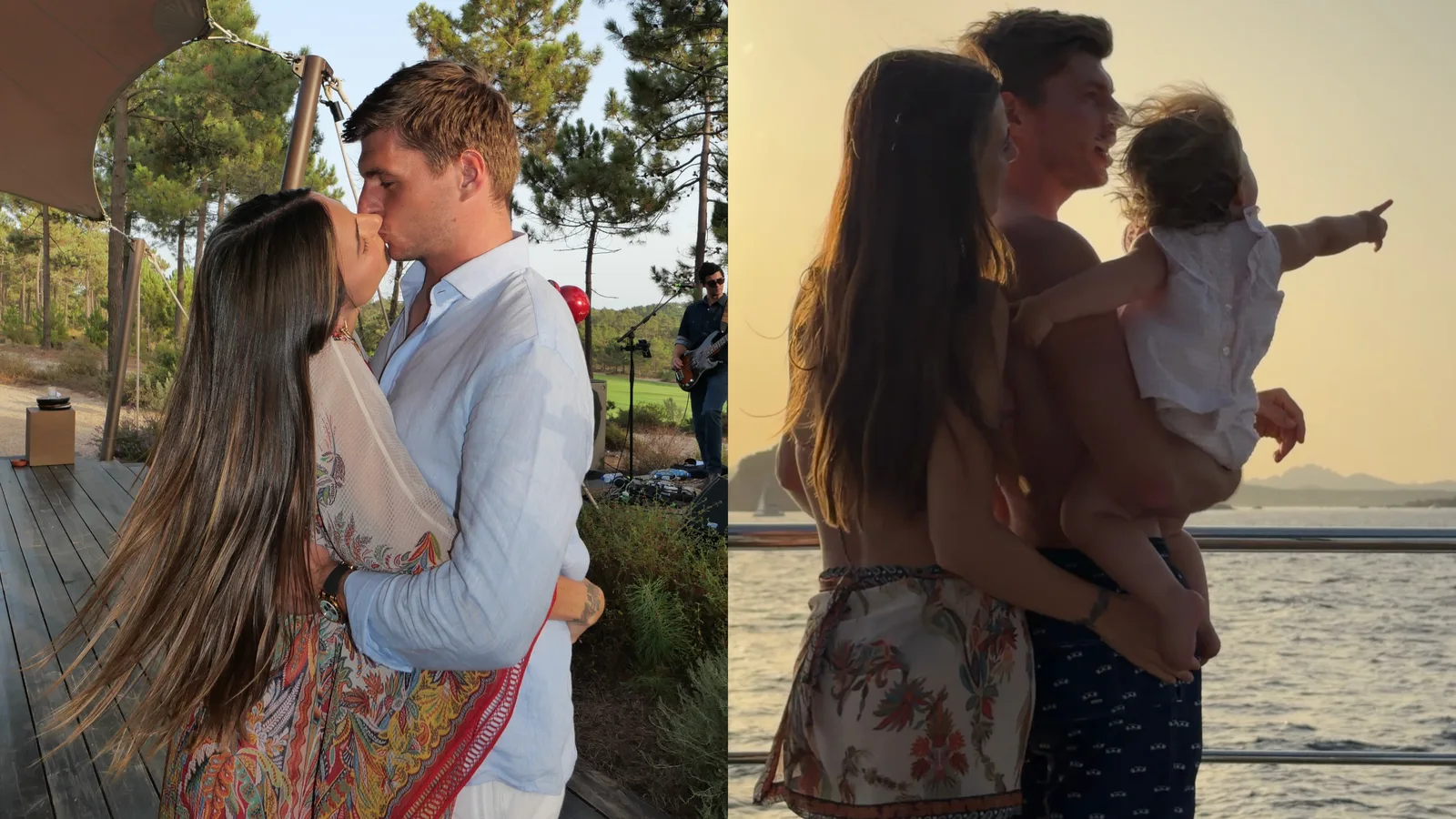 Kelly Piquet compartilha fotos de férias com Max Verstappen e as filhas