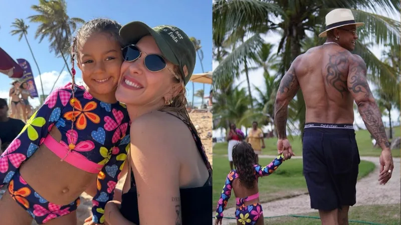 Liz completa 5 anos e recebe homenagens de Leo Santana e Lore Improta