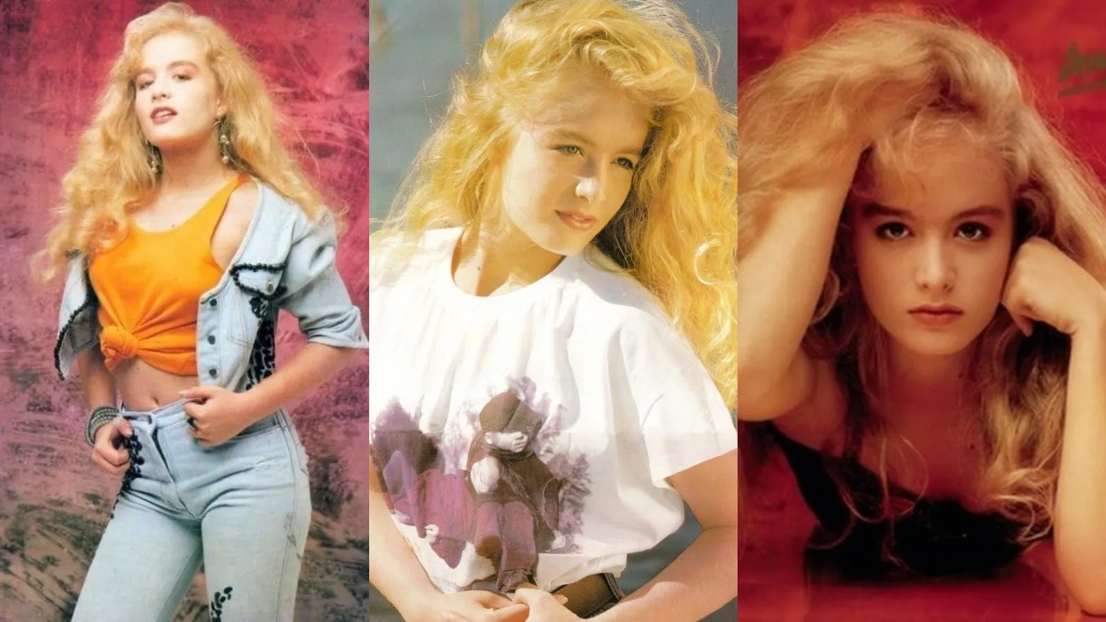 Angélica revive fotos reais da infância em trend inspirada nos anos 80
