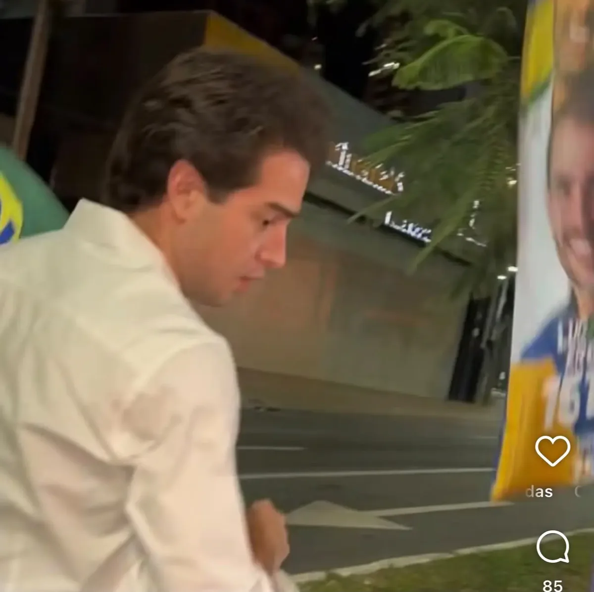 Felipe Cecílio grava retirada de material eleitoral em Goiânia