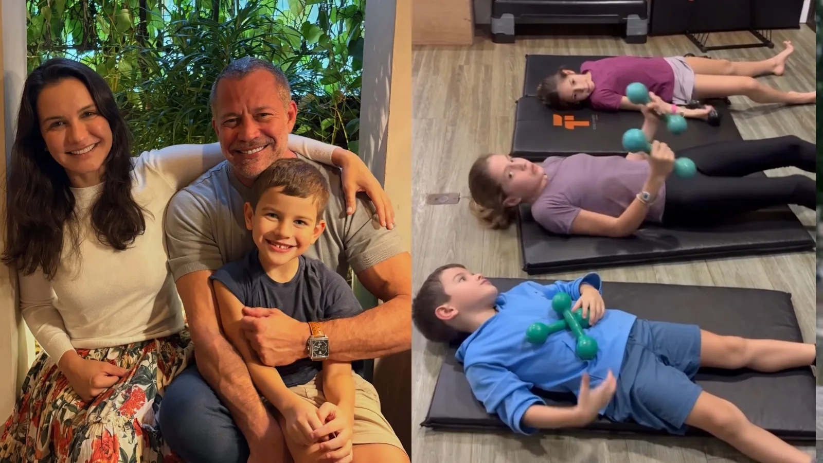 Kyra Gracie reúne família e celebra Malvino Salvador nas redes sociais