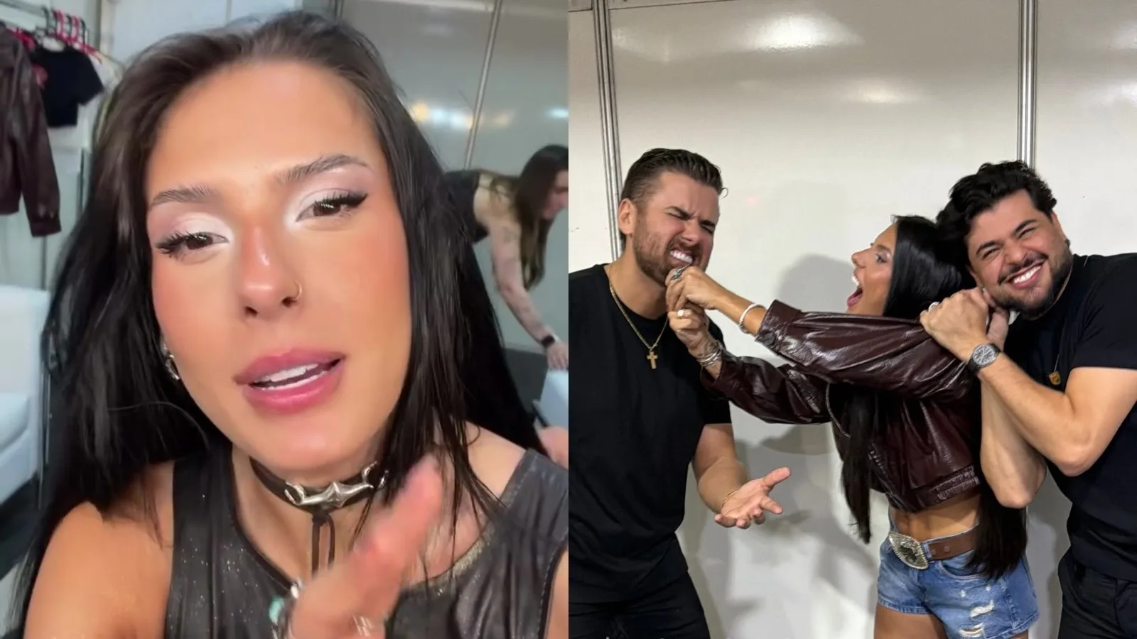 Ana Castela passa mal após cantar até 4h e brinca com Zé Neto e Cristiano