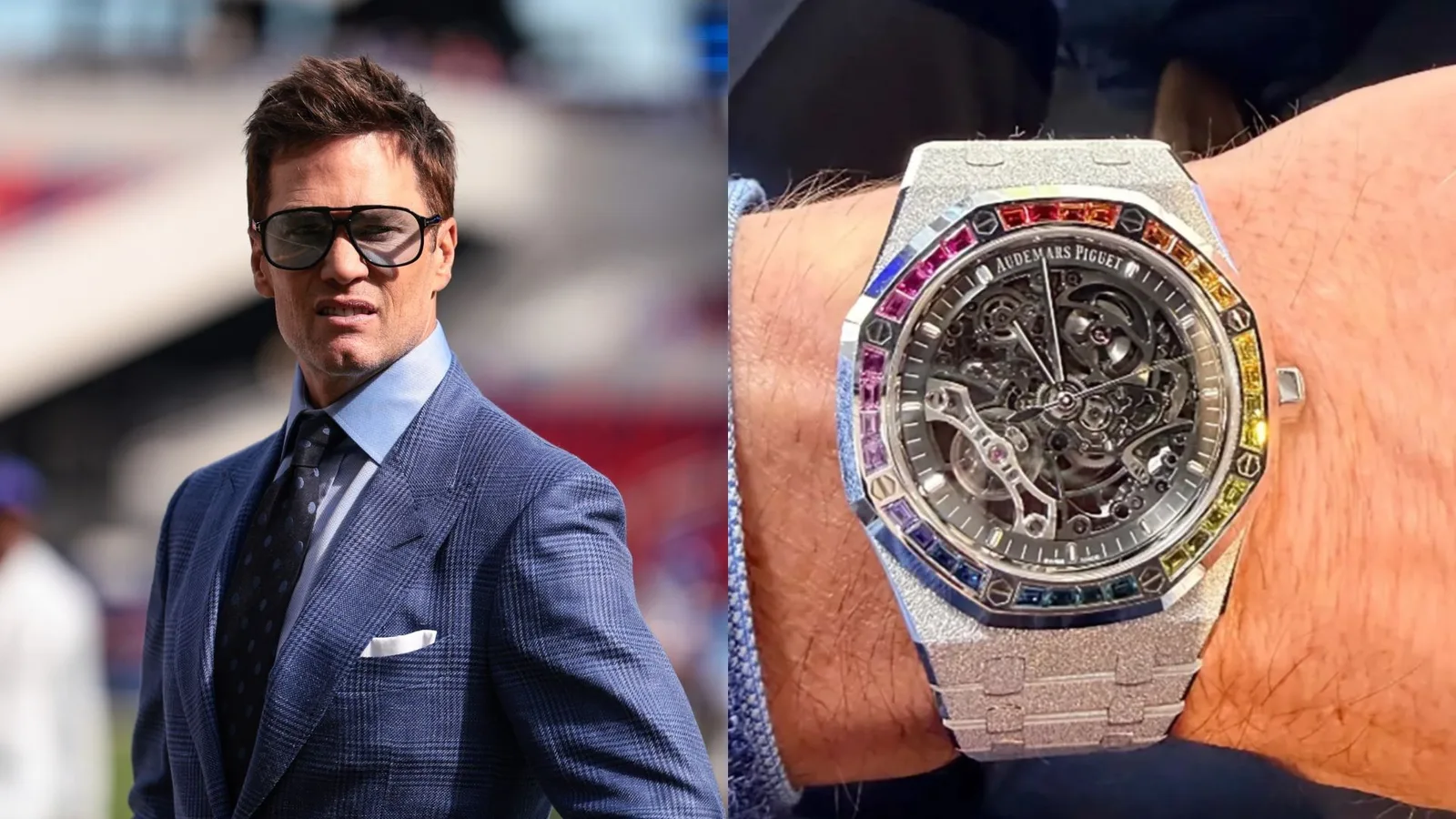 Tom Brady mostra Audemars Piguet avaliado em R$ 2,6 milhões