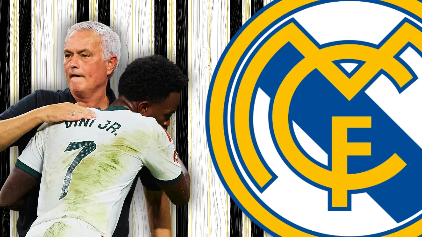 Mourinho cobra mais gols de Vini Jr. e mantém confiança no atacante