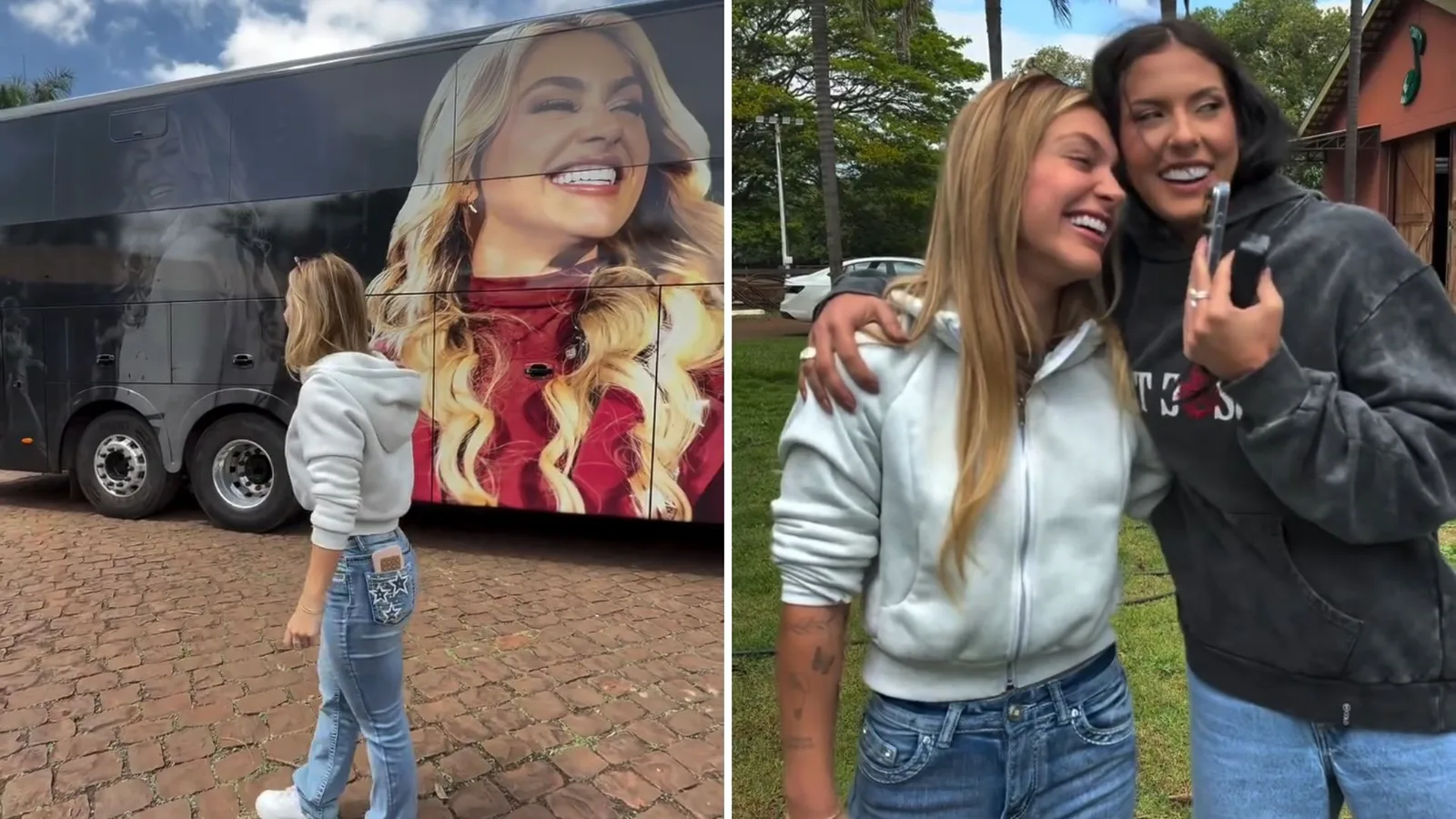Duda Bertelli ganha ônibus personalizado de Ana Castela e da Agroplay