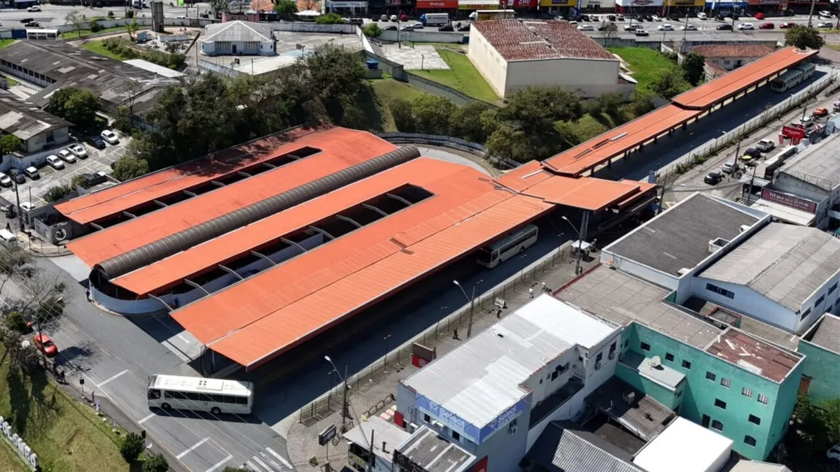 Obra no Terminal Maracanã prepara Expresso 350 para chegar ao Pinheirinho