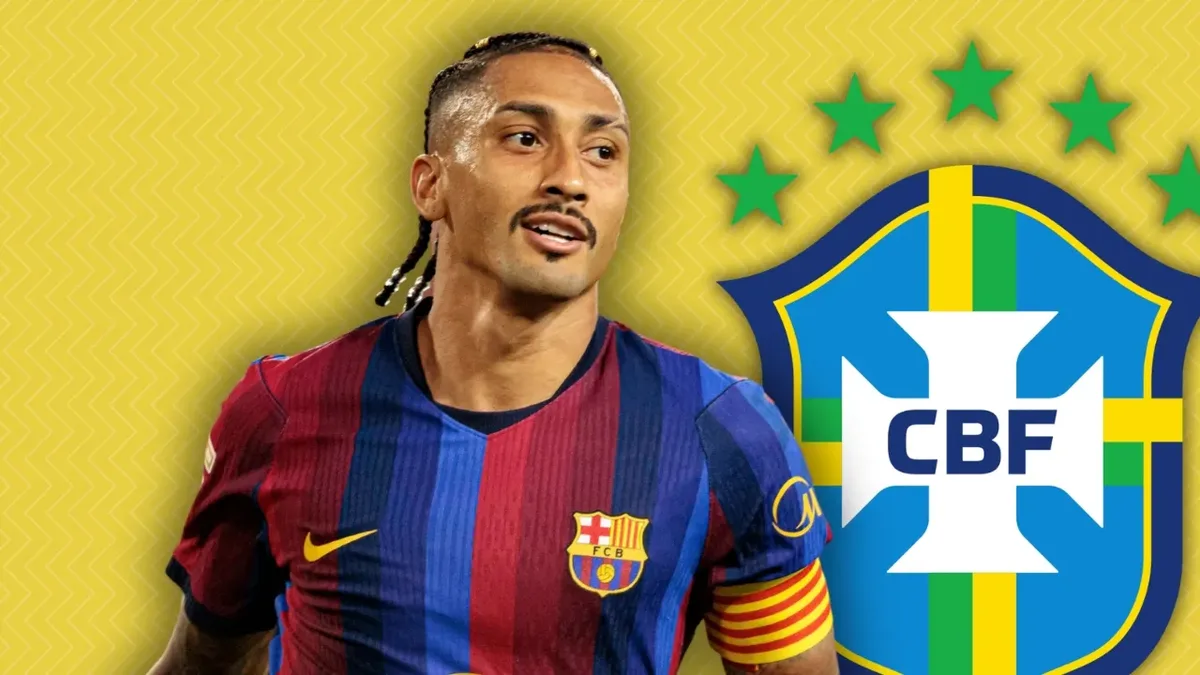 Raphinha pode ocupar a camisa 9 do Brasil após mudança no Barcelona
