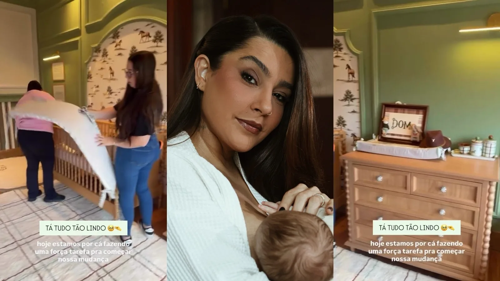 Lauana Prado revela quarto de Dom na nova casa e prepara mudança