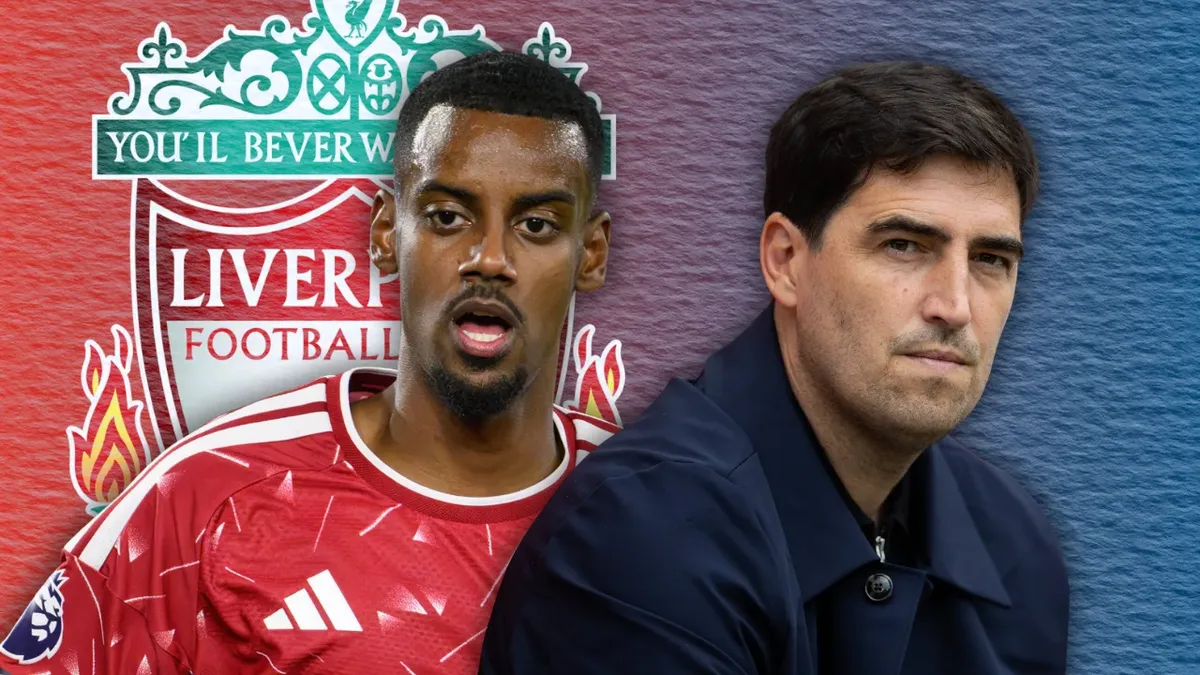 Iraola cobra Isak por contribuição além dos gols após vitória do Liverpool