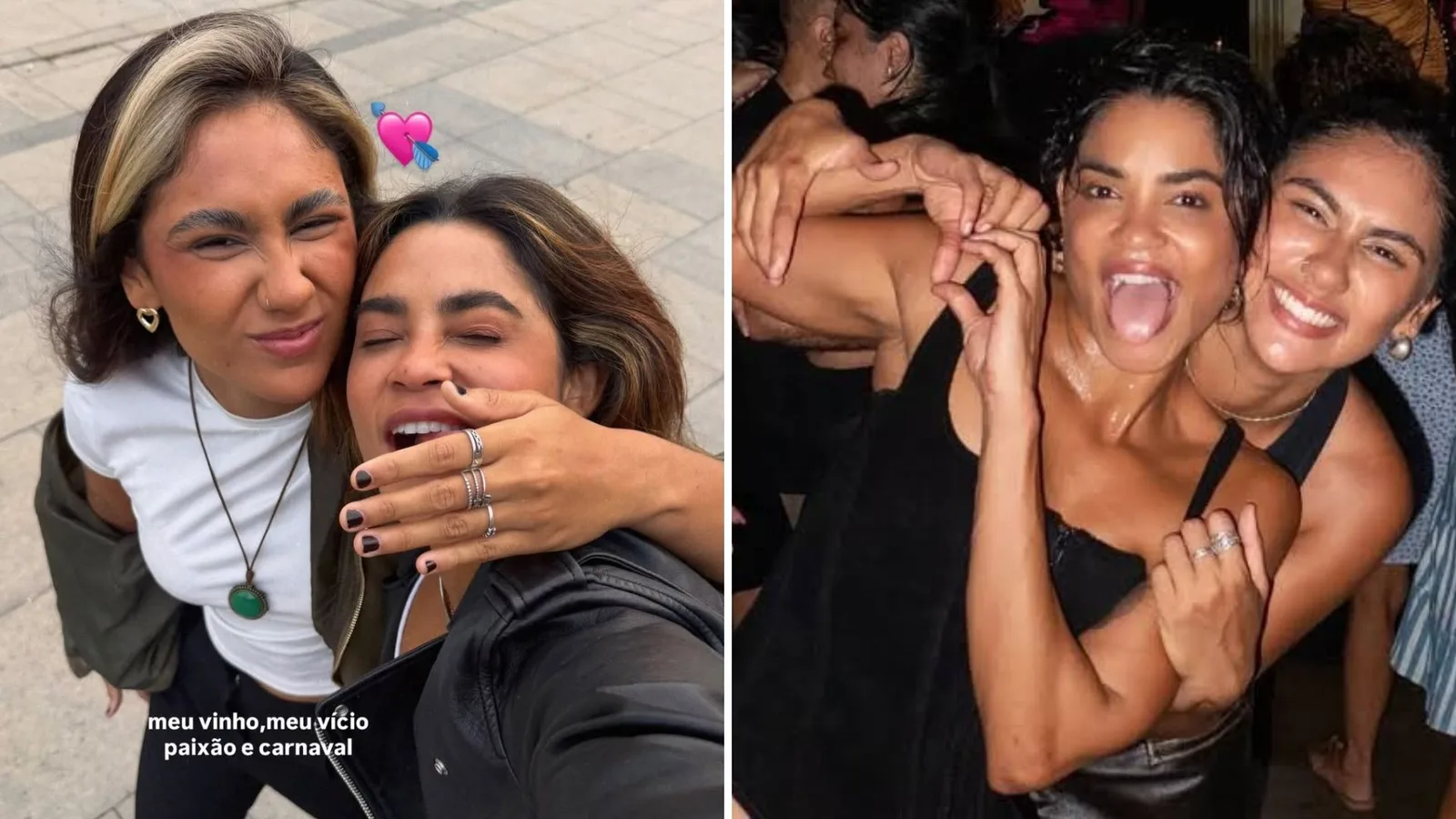 Lucy Alves compartilha registro romântico com Julia Britz nas redes