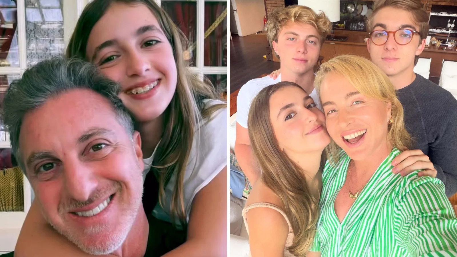 Eva Huck faz 14 anos e recebe homenagem de Luciano Huck