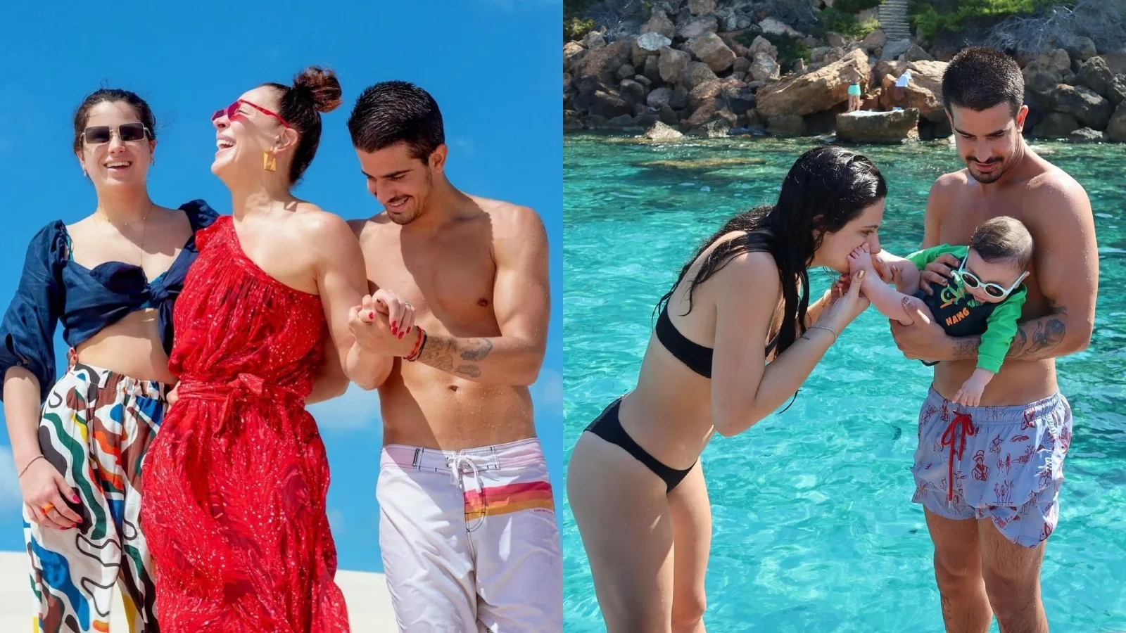 Claudia Raia reúne fotos e homenageia os três filhos nas redes sociais