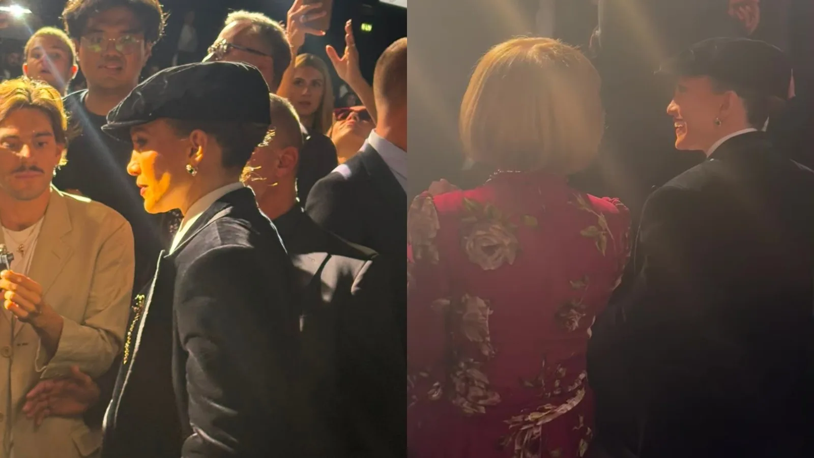 Jennifer Lopez chama atenção na chegada ao desfile da Dolce & Gabbana em Milão