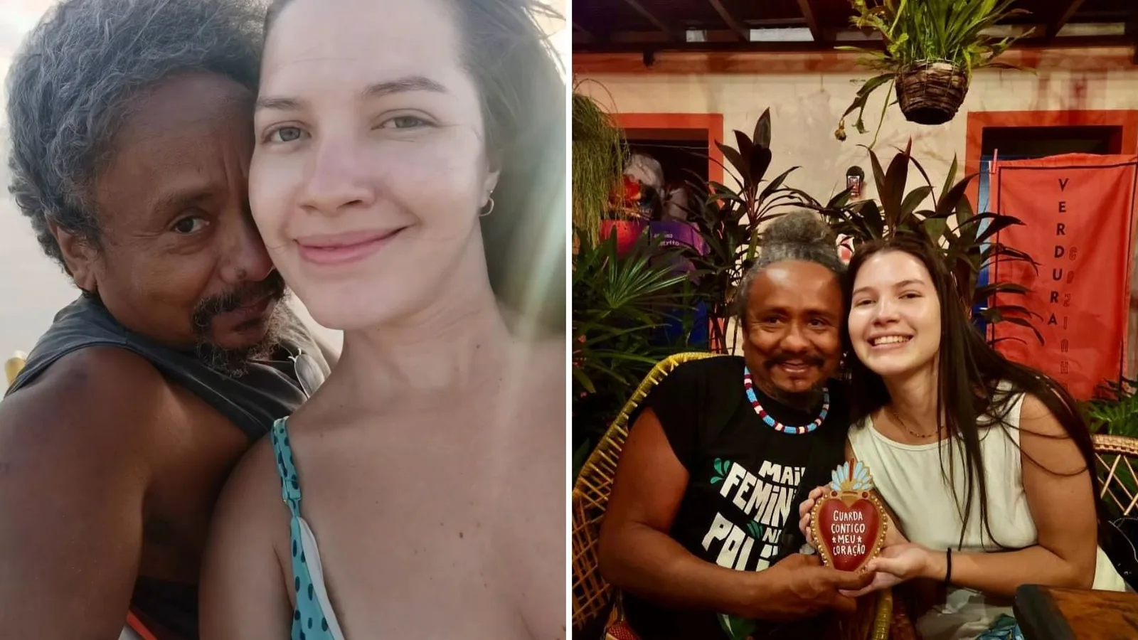 Chico César compartilha homenagem à namorada Larissa Furtado nas redes
