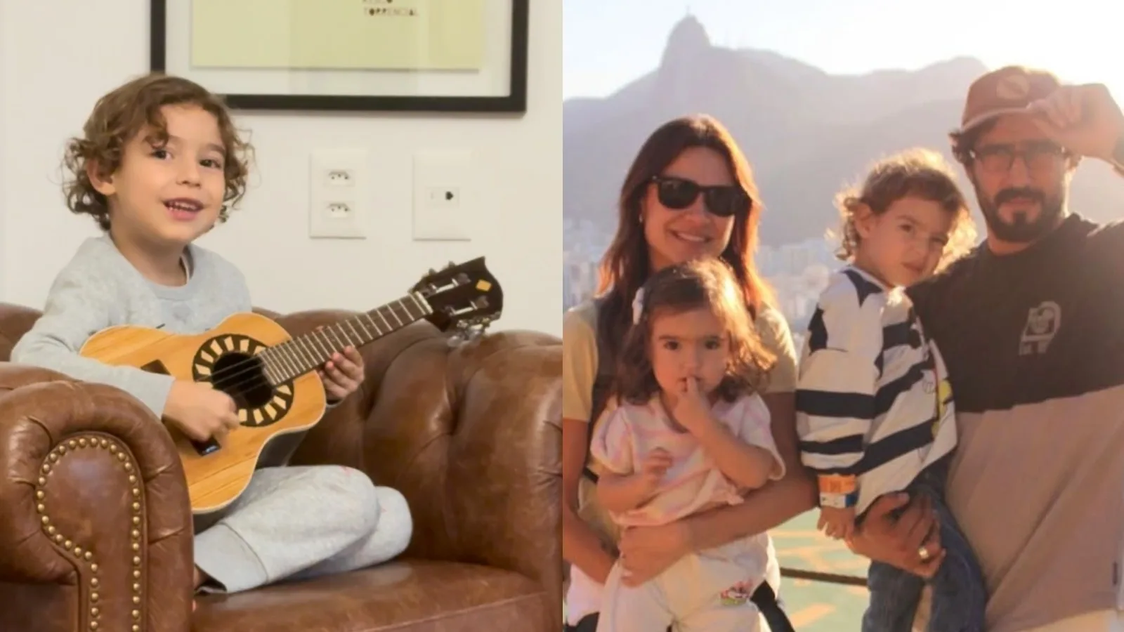 Thaila Ayala chora ao ouvir o filho Francisco cantar para ela
