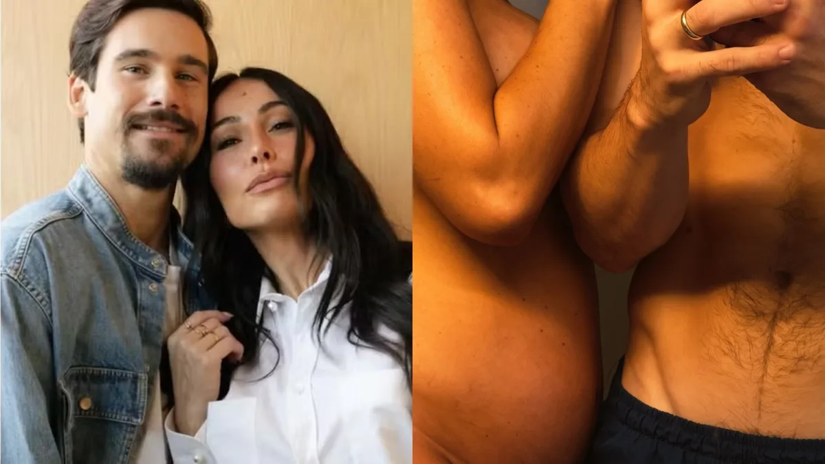 Sabrina Sato mostra gravidez em foto ao lado de Nicolas Prattes