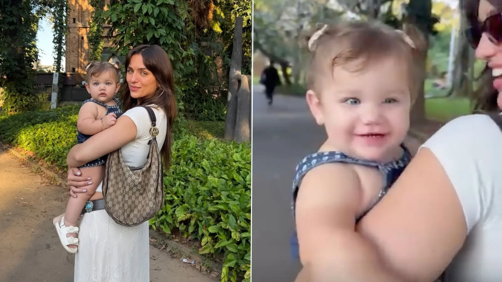 Rafa Kalimann registra passeio com a filha na Pinacoteca