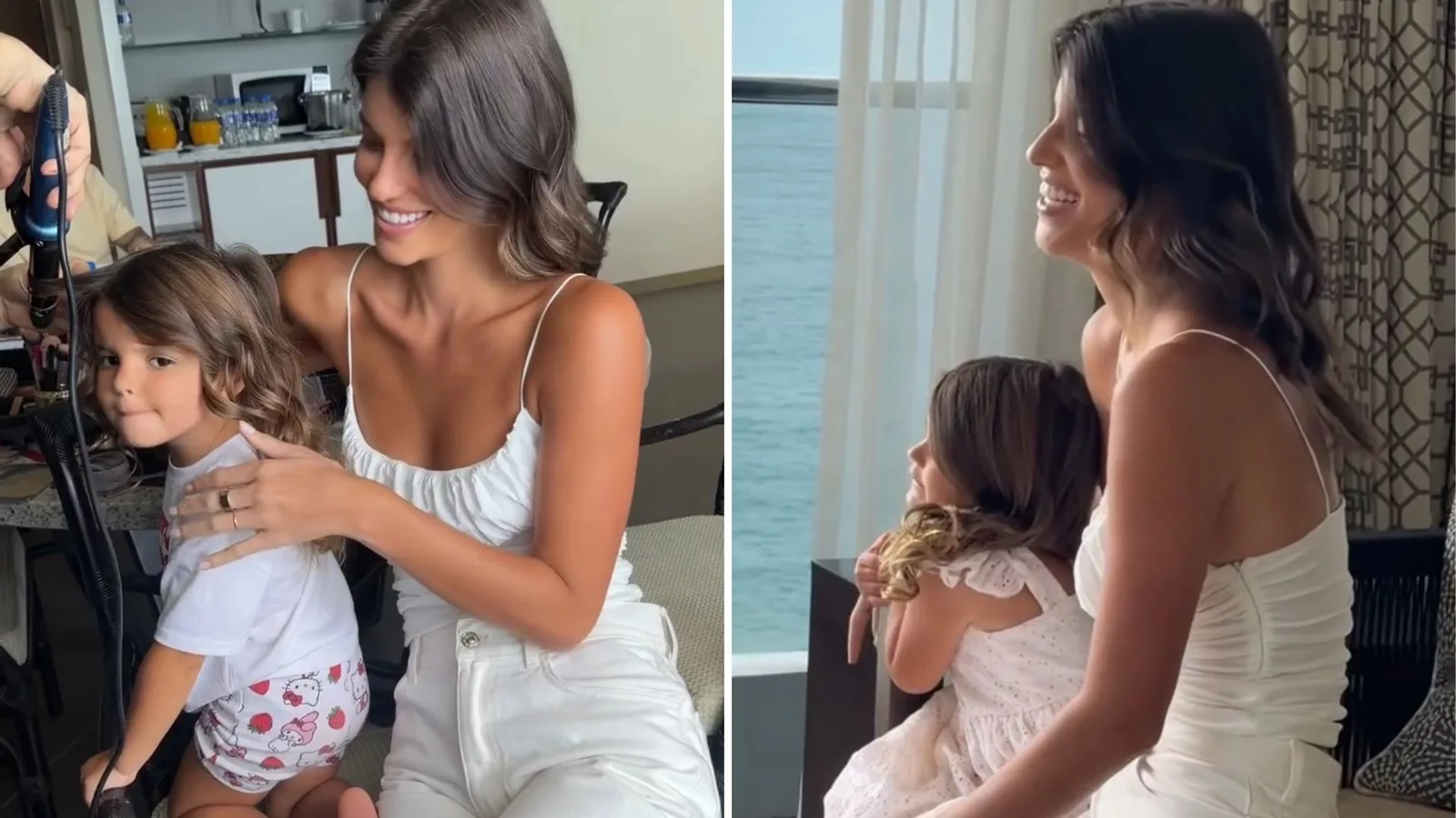 Maria Luiza mostra momentos com a filha Manoela nas redes sociais