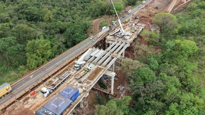 Nova estrutura na BR-153 entra na reta final entre Jacarezinho e Santo Antônio da Platina