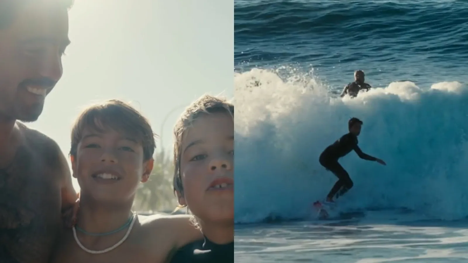 Pedro Scooby mostra filhos surfando após troca de acusações com Luana Piovani