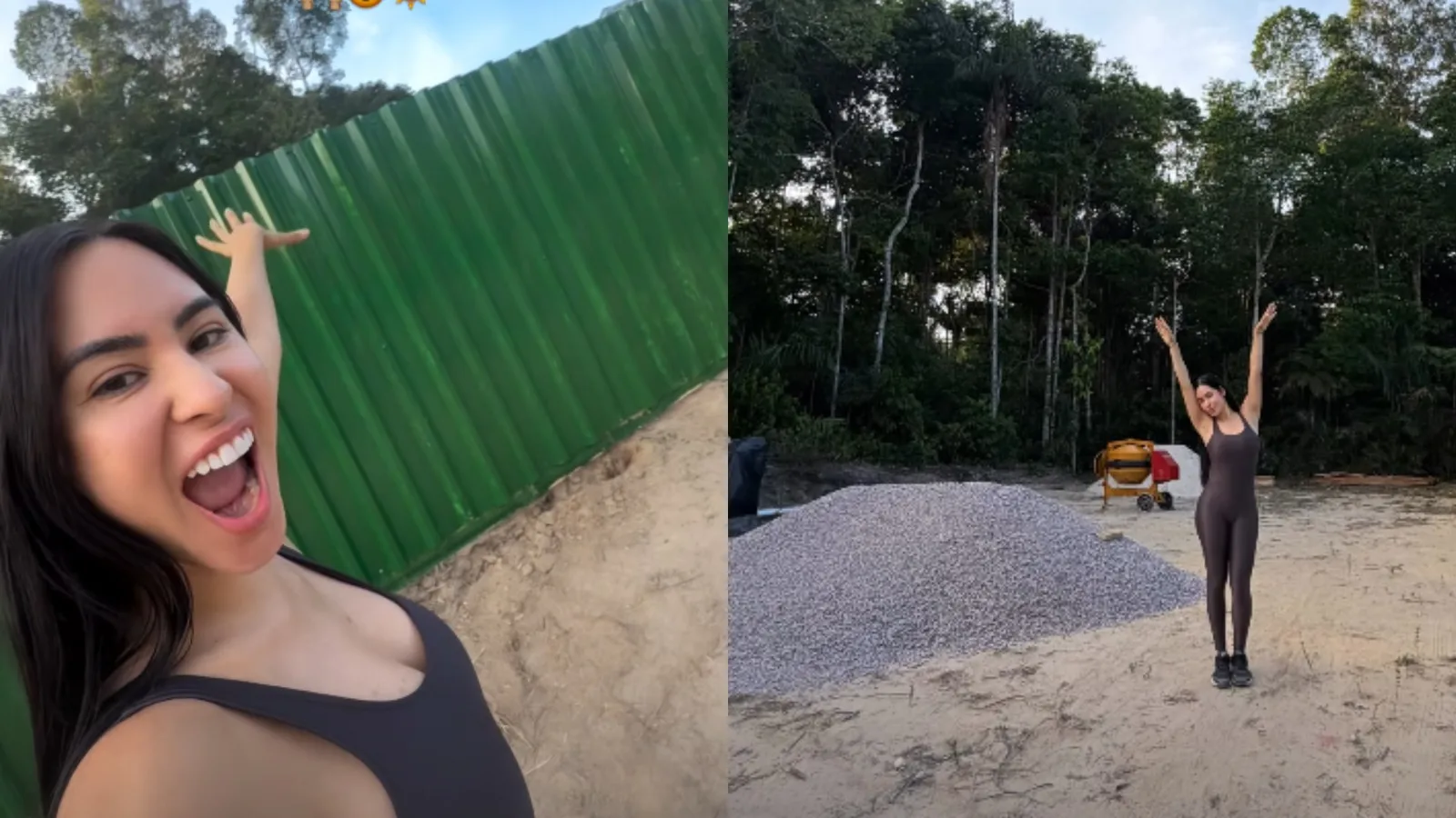 Isabelle Nogueira acompanha início das obras da casa própria