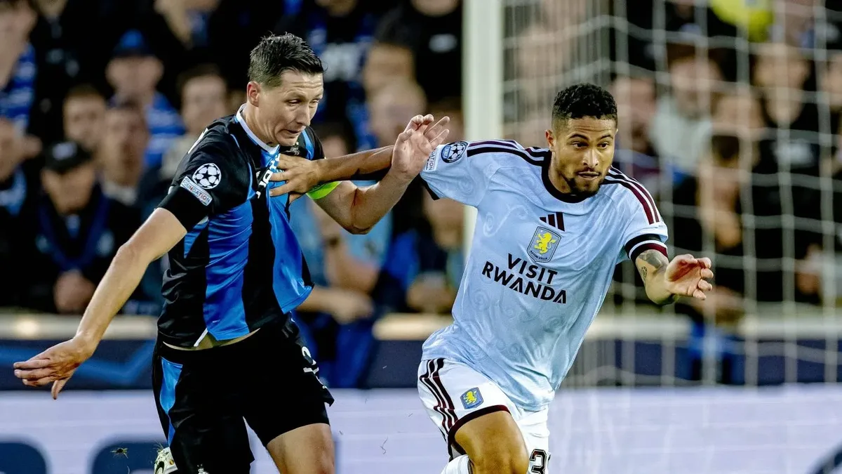 João Gomes participa de dois gols, e Aston Villa vence o Club Brugge