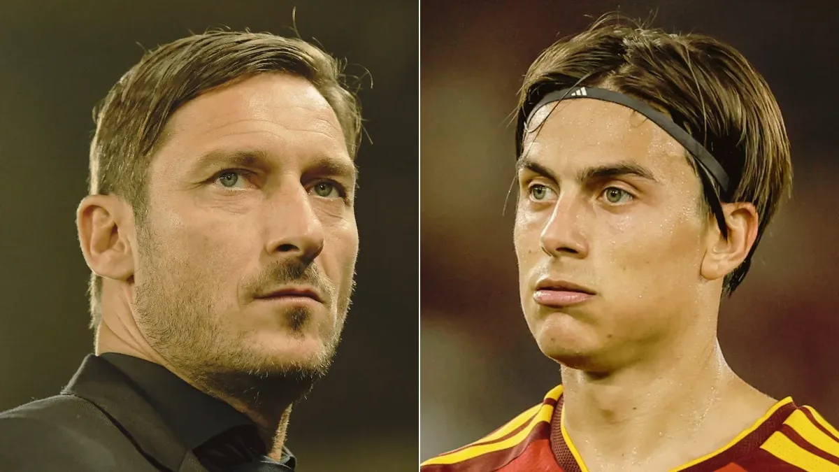 Camisa 10 da Roma quase voltou a campo com Dybala, mas Totti recusou entrega