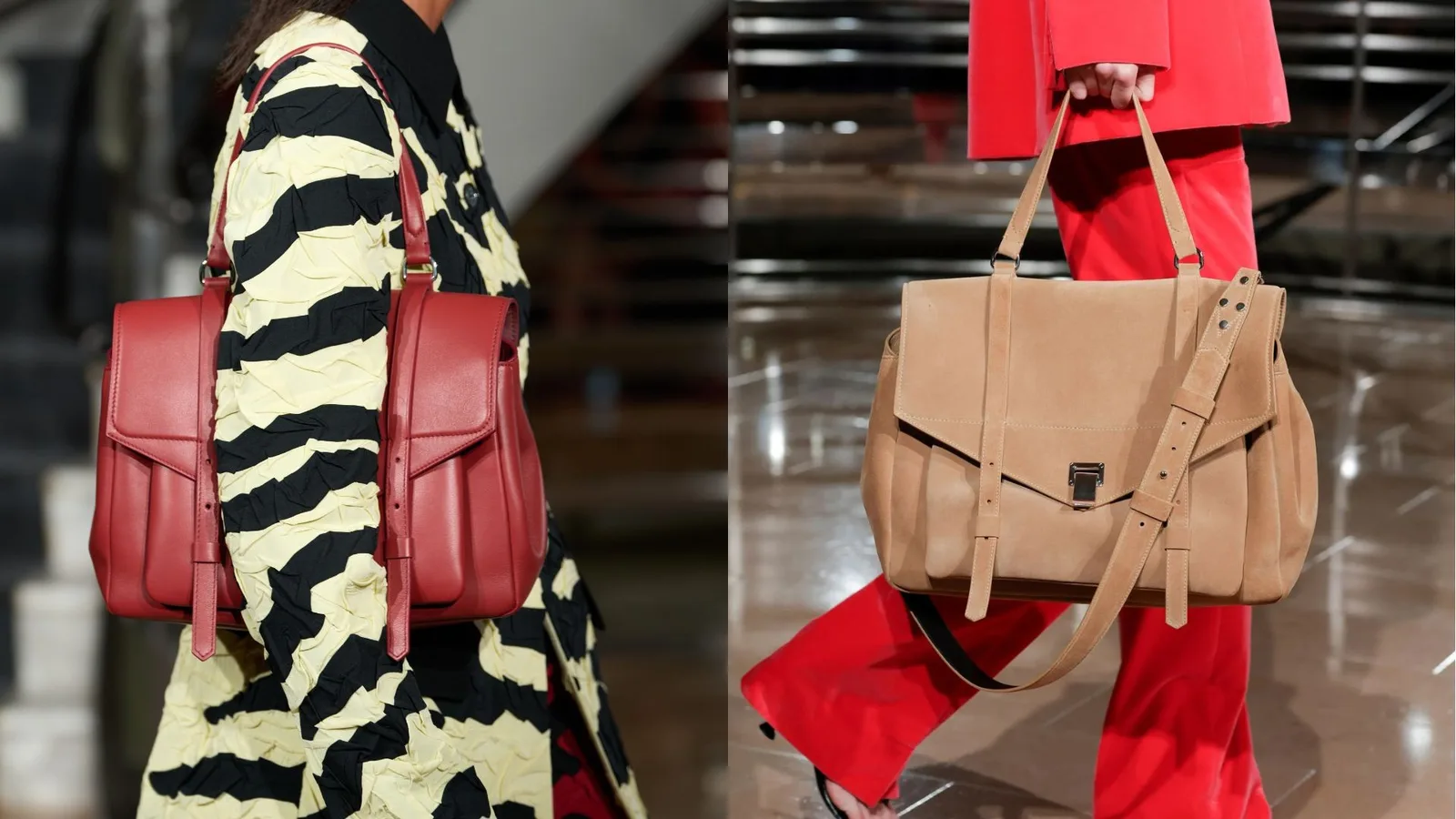 Proenza Schouler relança a bolsa PS1 com novo visual na New York Fashion Week