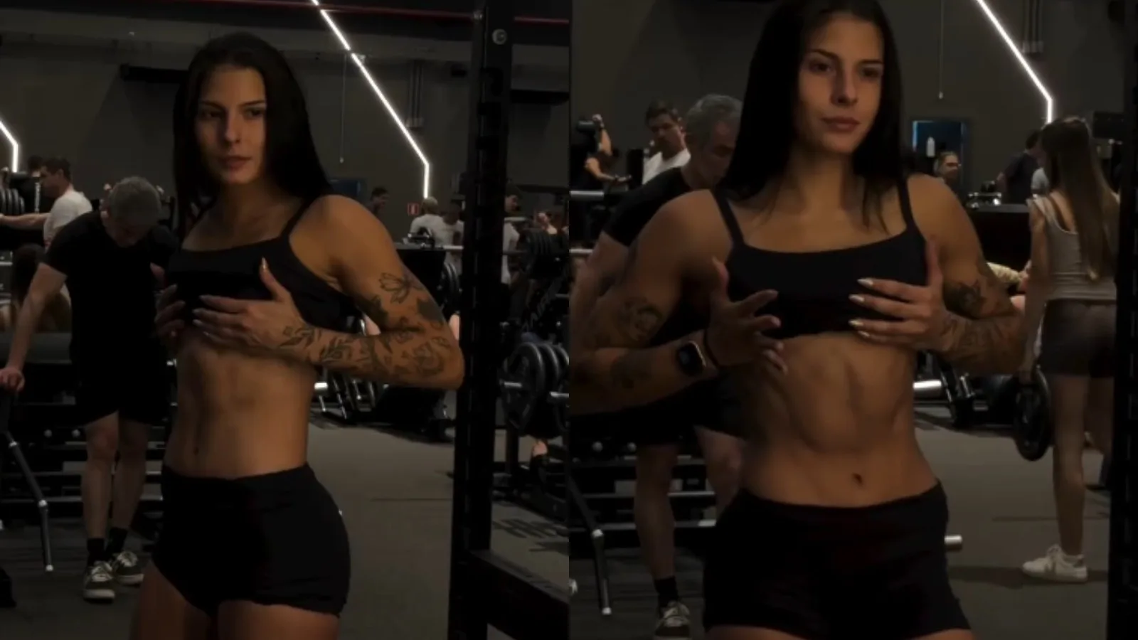 Ana Castela exibe abdômen após treino em vídeo nas redes sociais