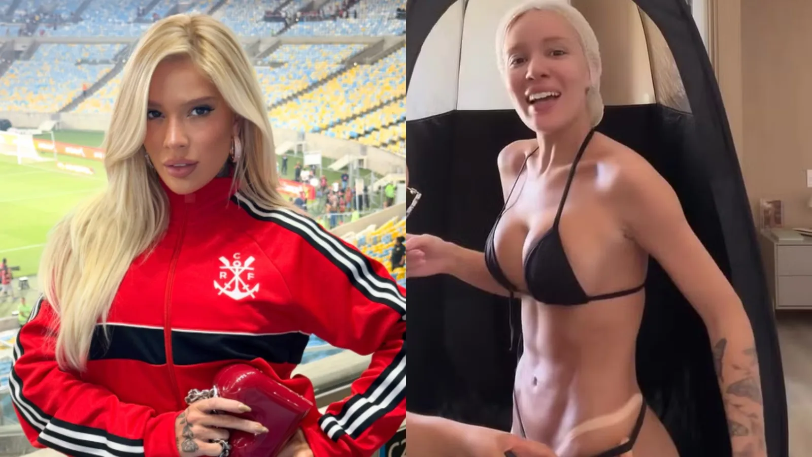 Karoline Lima conta por que prefere bronzeamento artificial