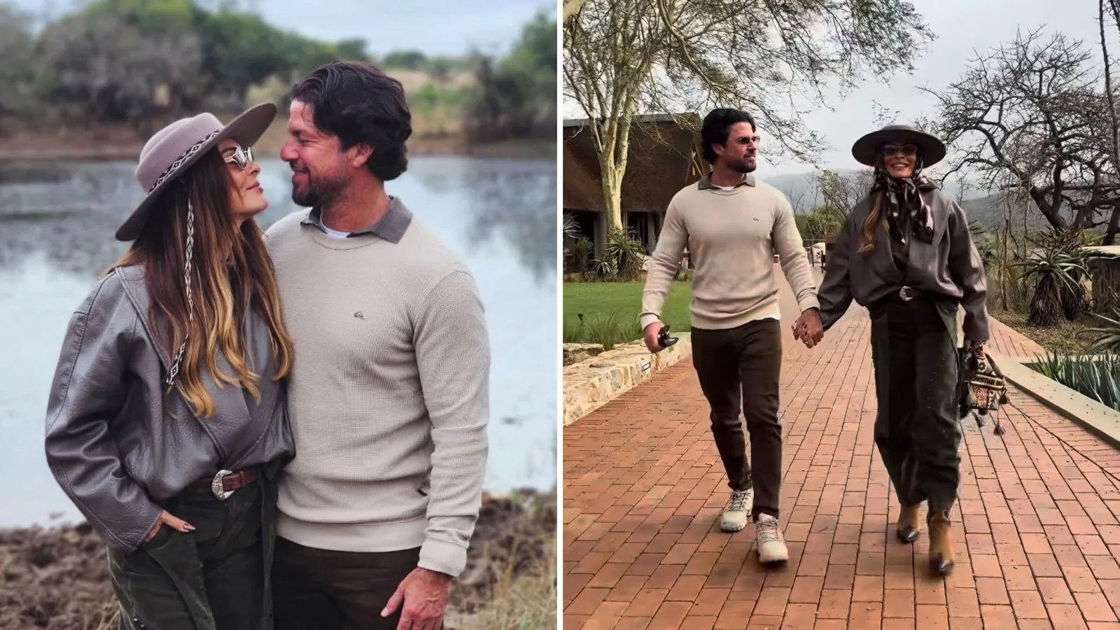 Juliana Paes mostra safári na África do Sul ao lado do marido