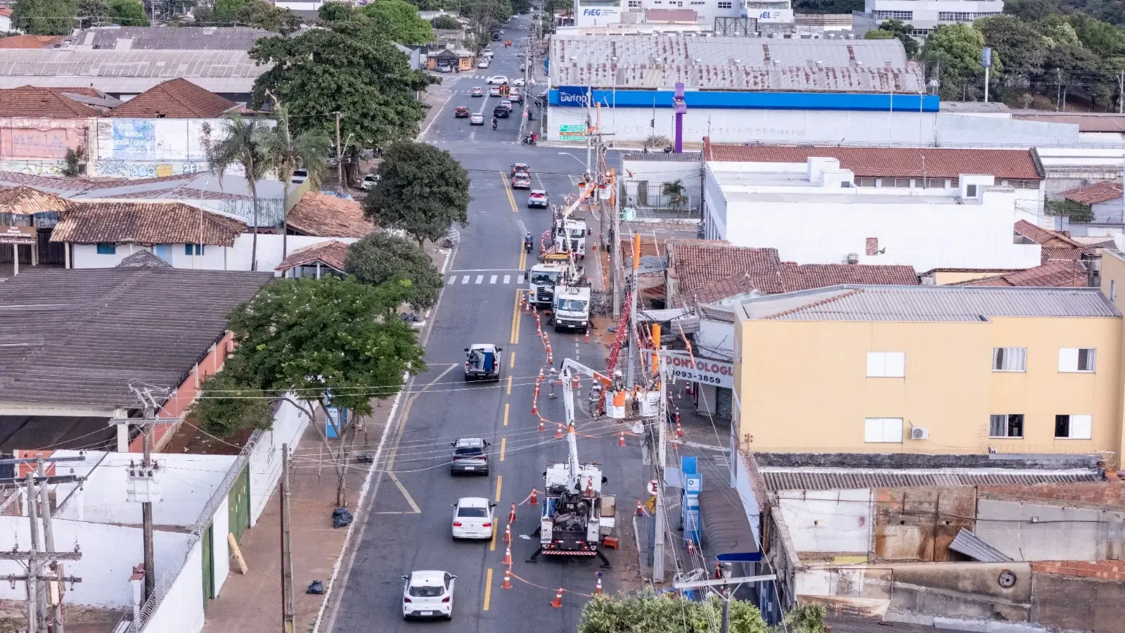 Anápolis e Goianésia terão cortes pontuais de energia durante obras na rede