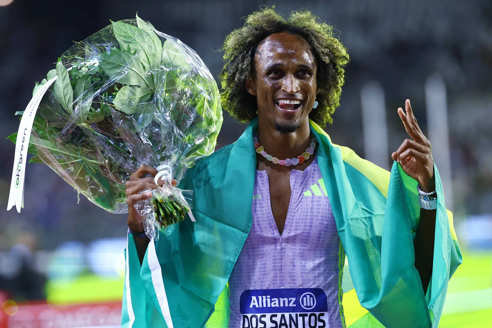 Alison dos Santos vence em Bruxelas e leva tricampeonato da Diamond League