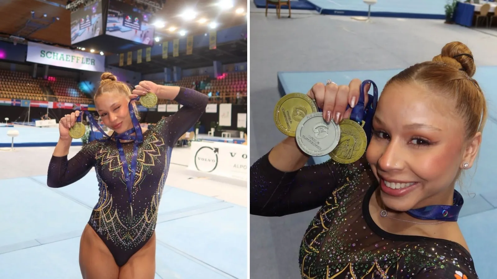 Flávia Saraiva conquista dois ouros e uma prata na Copa do Mundo