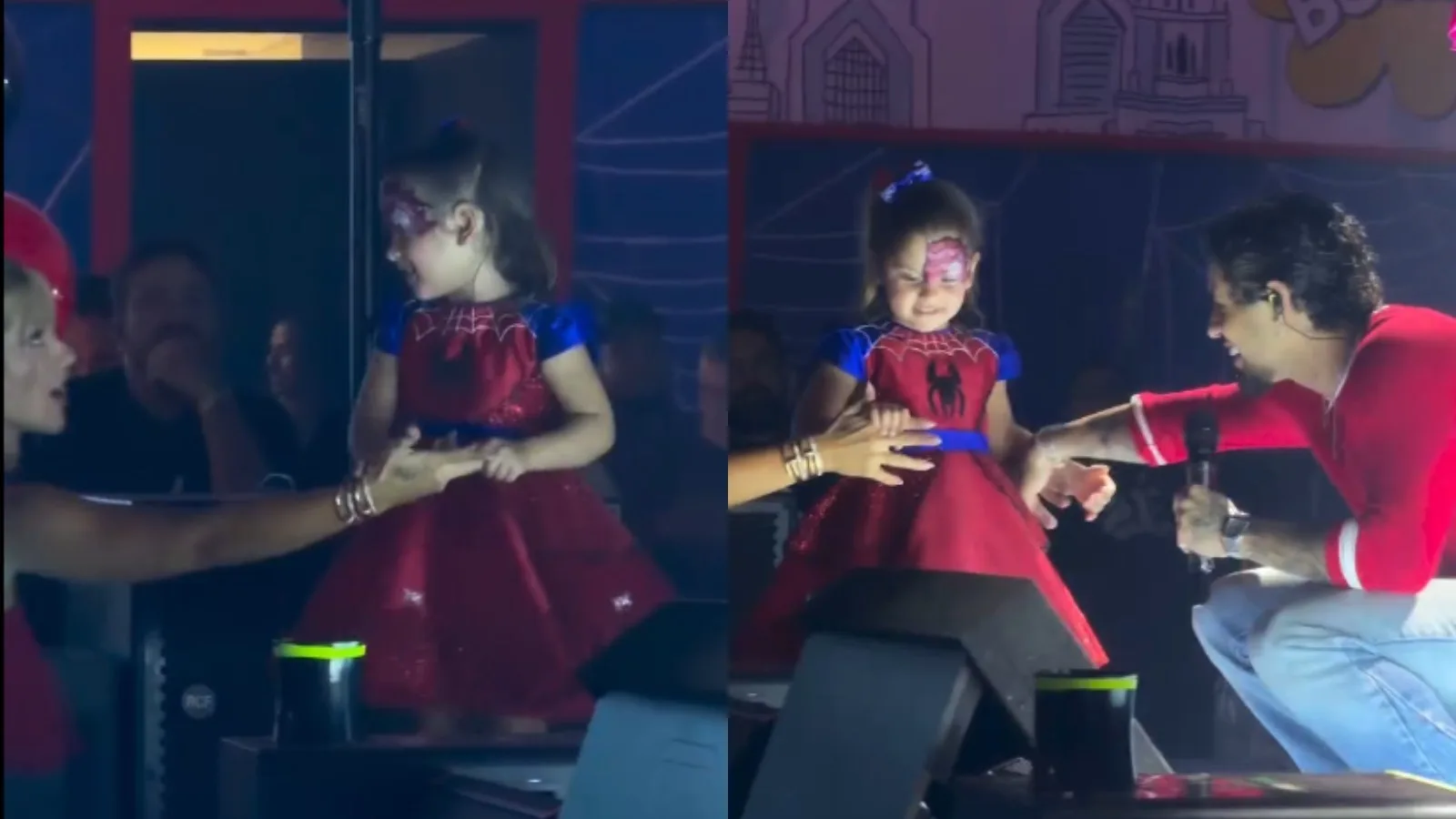 Maria Flor tenta aproximar Virginia e Zé Felipe durante festa da família