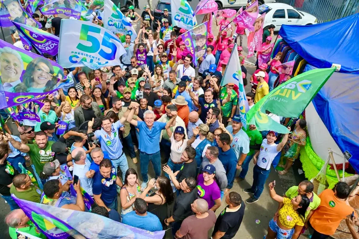 Caiado defende Daniel Vilela e continuidade da política de segurança em Goiás