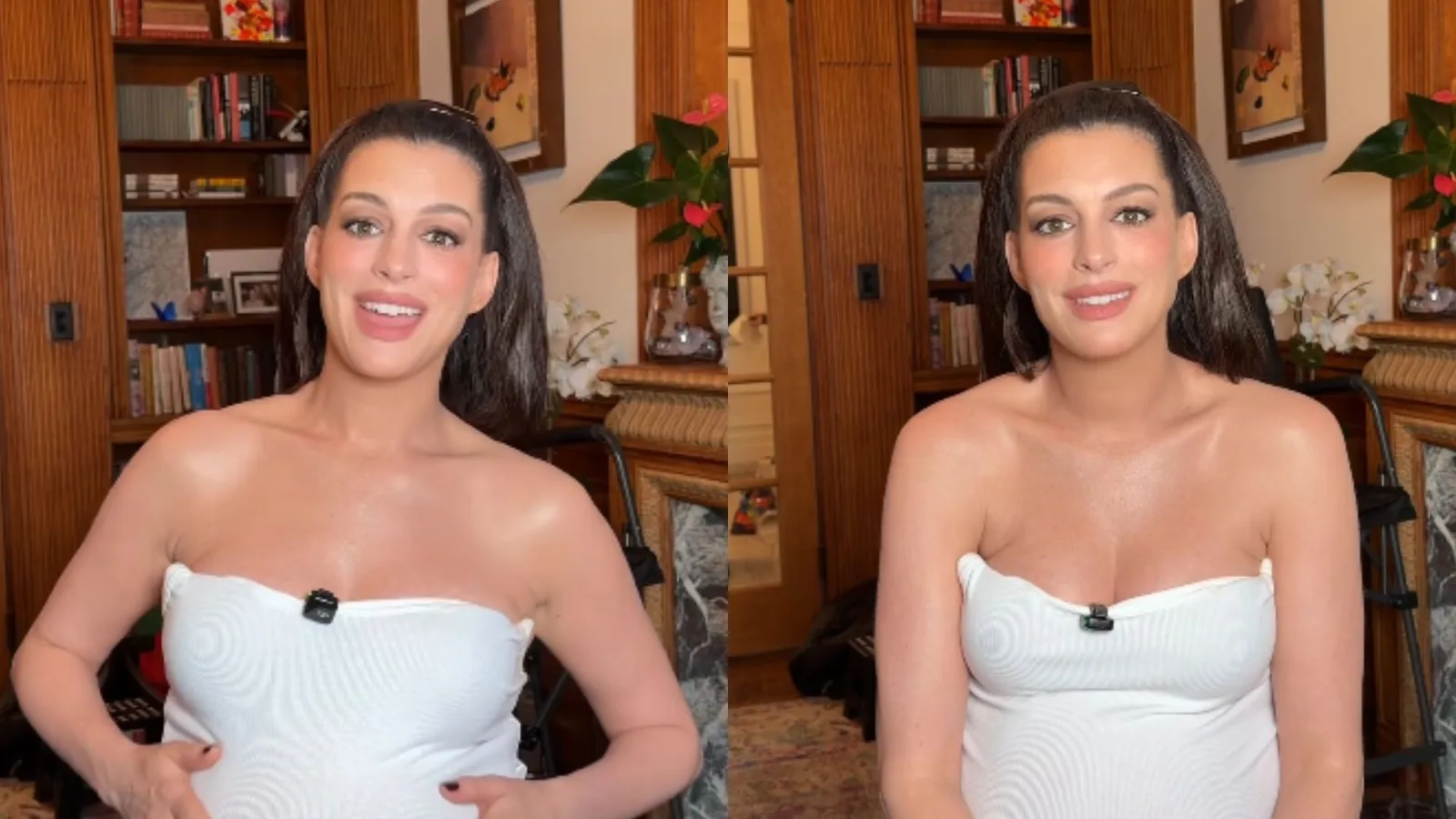 Anne Hathaway transforma cena viral de Verity em brincadeira sobre desaparecimento