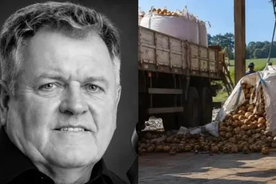 Vereador de Treze de Maio morre após queda de carga de batatas