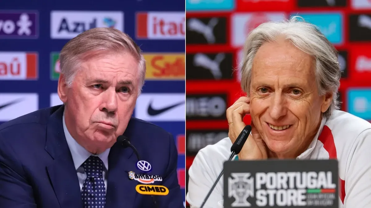 Jorge Jesus diz que Brasil x Noruega mudou a visão de Ancelotti