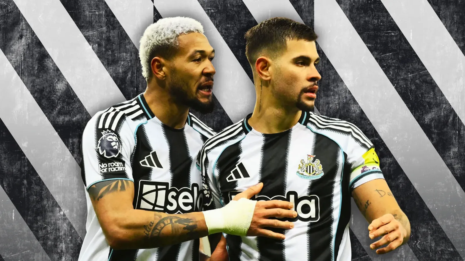 Joelinton projeta reencontro com Bruno Guimarães e fala em nova fase no Newcastle